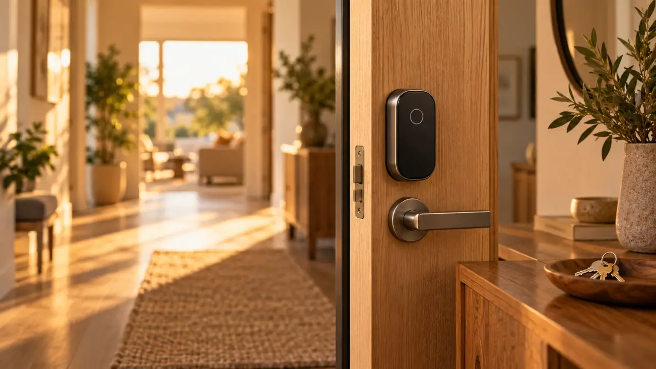 Serrure connectée Verisure : sécuriser l’entrée sans renoncer à la clé de secours